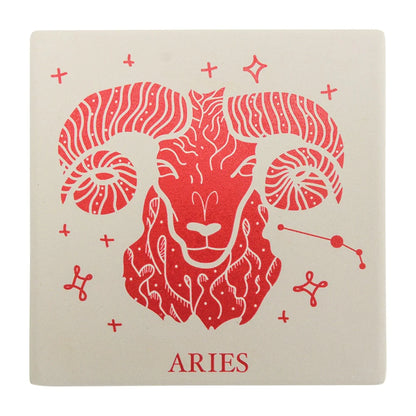 Ceramic Coaster Zodiac - Lulu & Daw - Annabel Trends - annabel trends, christmas, home - Lulu & Daw - Australian Fashion Boutique