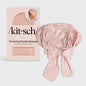 Adjustable Oversized Satin Bonnet- Blush