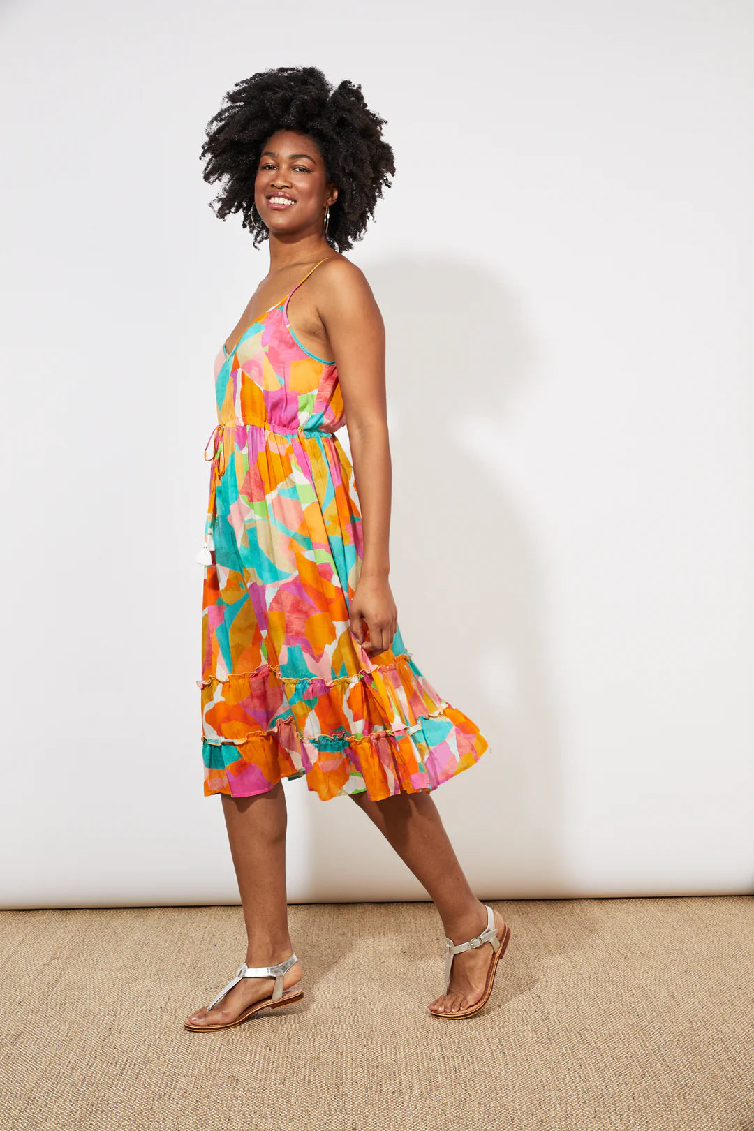 Tropicana Tank Dress - Lulu & Daw - haven - Linen Blend, new arrivals, new arrvials - Lulu & Daw - Australian Fashion Boutique