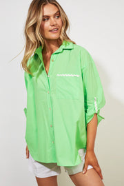 Oahu Pocket Shirt - Lulu & Daw - Haven - 100% Cotton, cotton, new arrivals, new arrvials - Lulu & Daw - Australian Fashion Boutique