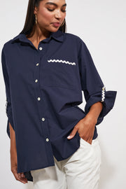 Oahu Pocket Shirt - Lulu & Daw - Haven - 100% Cotton, cotton, new arrivals, new arrvials - Lulu & Daw - Australian Fashion Boutique