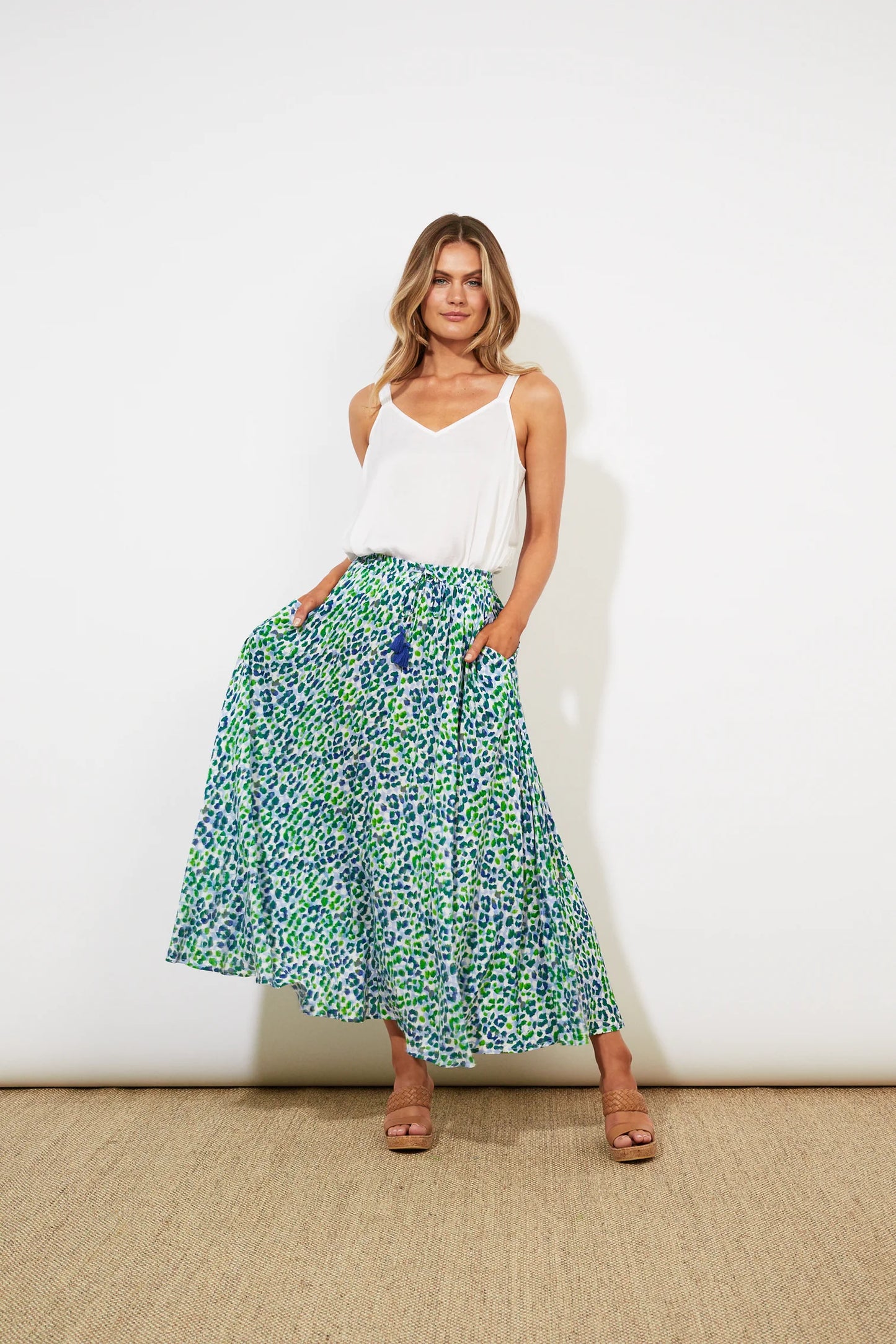 Lamu Maxi Skirt - Lulu & Daw - Haven - new arrivals, new arrvials, skirt - Lulu & Daw - Australian Fashion Boutique