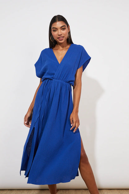 Tulum Wrap Dress - Lulu & Daw - Haven - 100% Cotton, dresses, new arrivals, new arrvials - Lulu & Daw - Australian Fashion Boutique