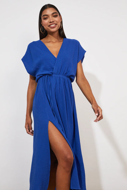 Tulum Wrap Dress - Lulu & Daw - Haven - 100% Cotton, dresses, new arrivals, new arrvials - Lulu & Daw - Australian Fashion Boutique