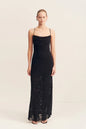 Bowery Lace Back Bias Maxi Dress - Noir - Lulu & Daw -  - ["dress","new arrivals","new arrvials","shona joy"] - Lulu & Daw - Australian Fashion Boutique