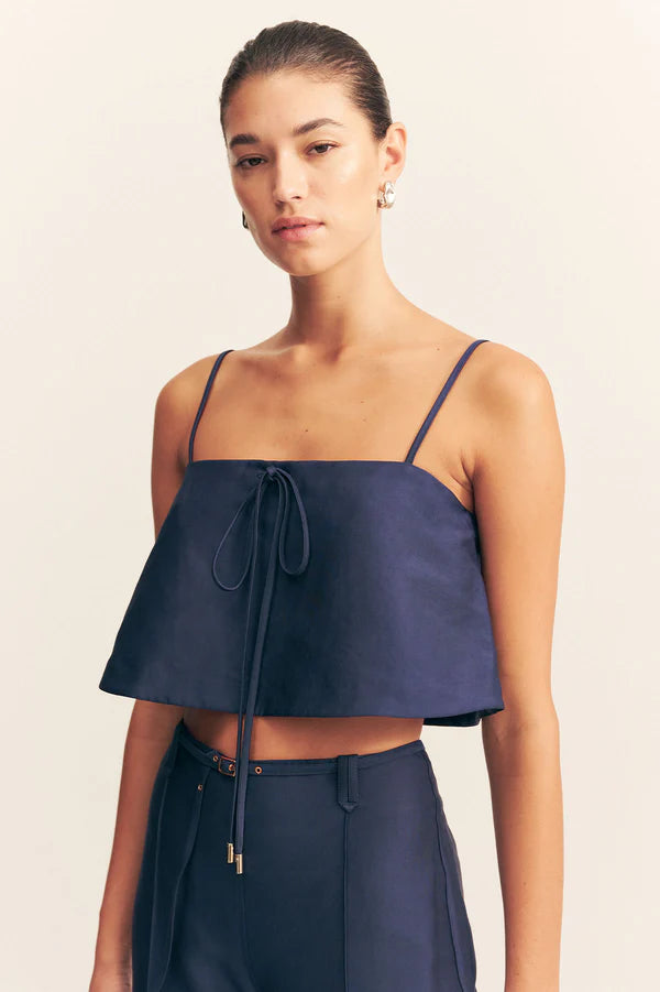 Otis Cropped Cami  - Midnight
