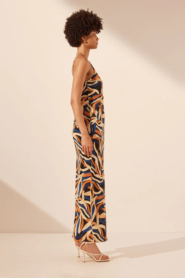 Palma Silk Plunged Slip Maxi Dress - Lulu & Daw - Shona Joy - new arrivals, new arrvials, Silk - Lulu & Daw - Australian Fashion Boutique