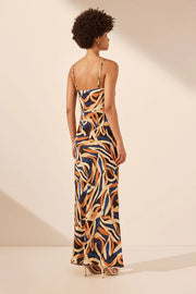 Palma Silk Plunged Slip Maxi Dress - Lulu & Daw - Shona Joy - new arrivals, new arrvials, Silk - Lulu & Daw - Australian Fashion Boutique