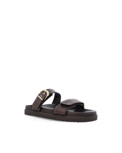Billini Aggie - Chocolate Raffia