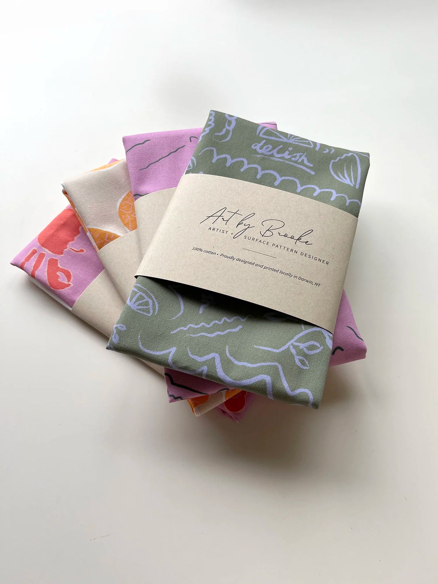 Art by Brooke -NT pattern tea towel