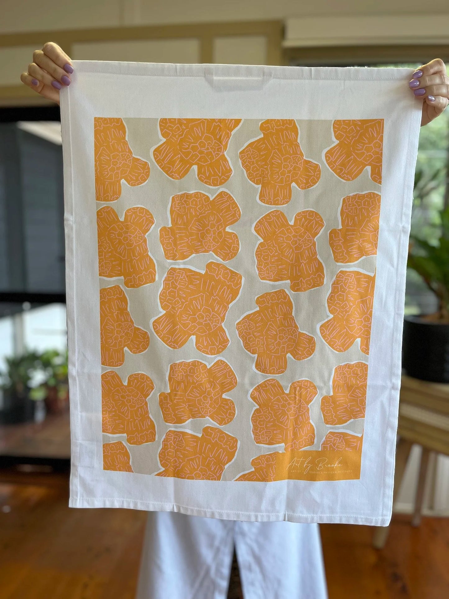 Art by Brooke -NT pattern tea towel