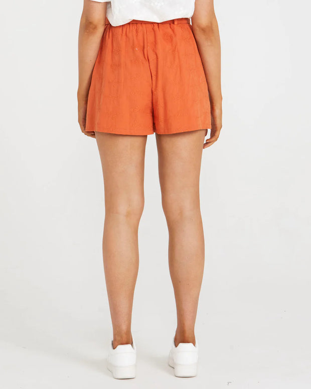 Asher Belted Short - Burnt Orange - Lulu & Daw - SASS - new arrivals, sass, shorts - Lulu & Daw - Australian Fashion Boutique