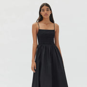 Aubrey Rouched Dress - Lulu & Daw - Assembly Label - 100% Cotton, dress - Lulu & Daw - Australian Fashion Boutique
