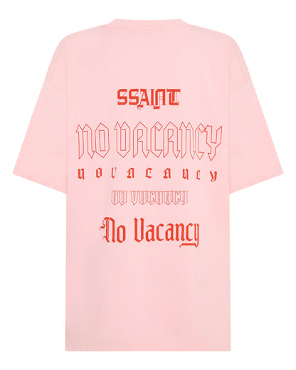 Ssaint No Vacancy Pink Tee