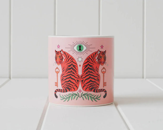 Boho Tigers Pot  - Medium - Lulu & Daw -  - home, homewares - Lulu & Daw - Australian Fashion Boutique