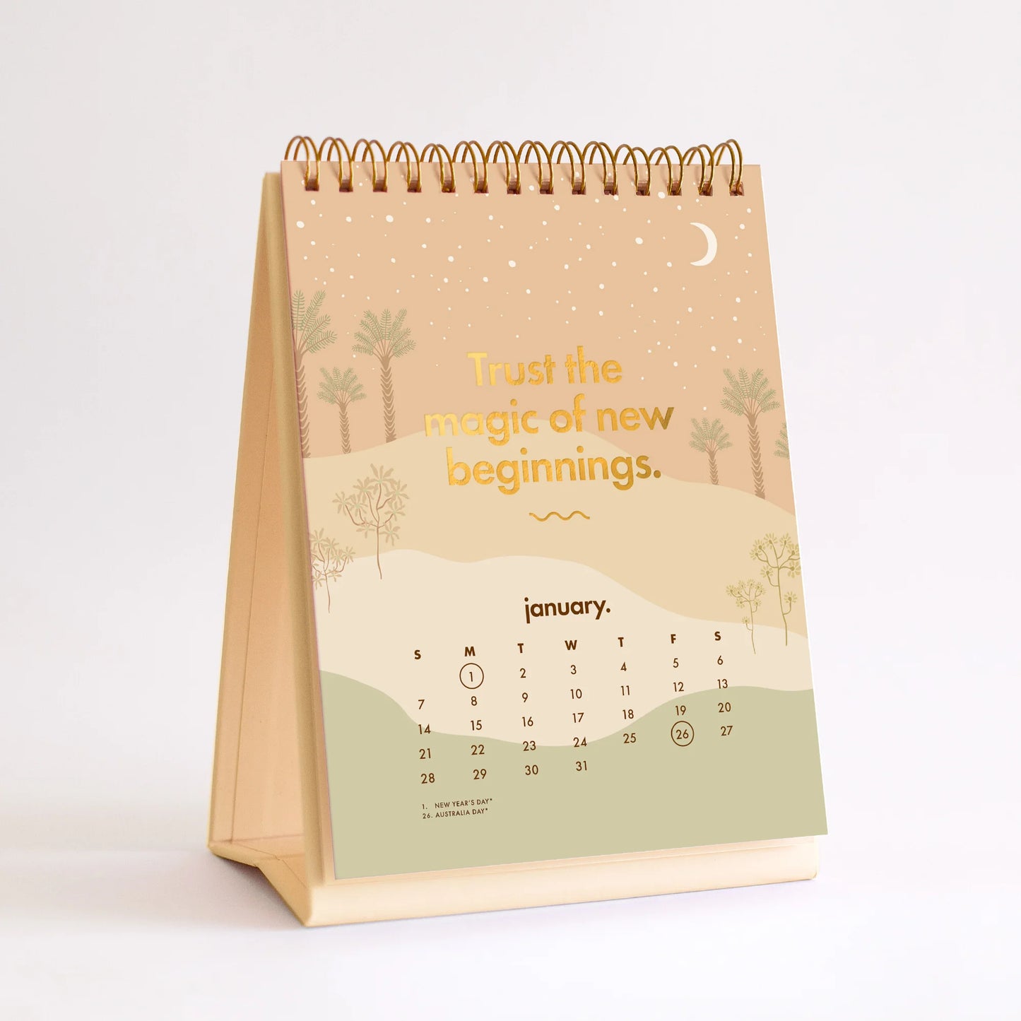 2024 Desert Palms Desk Calendar - Lulu & Daw - Fox & Fallow - planner - Lulu & Daw - Australian Fashion Boutique