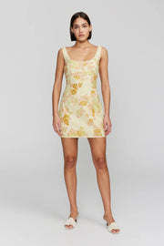 Carlotta Mini Dress Citrus Floral