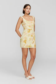 Carlotta Mini Dress Citrus Floral