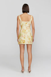 Carlotta Mini Dress Citrus Floral