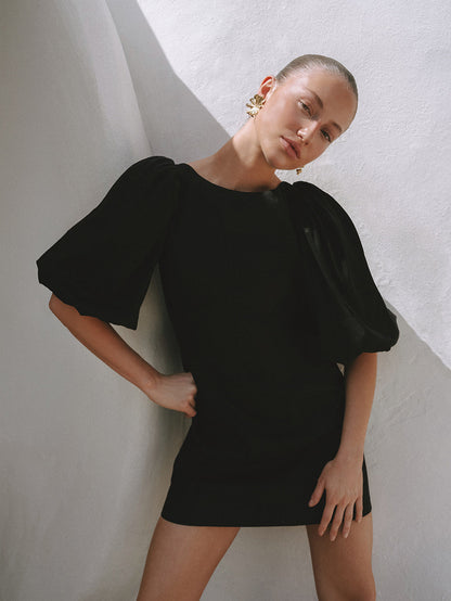 Cleo Bubble Sleeve Mini Dress