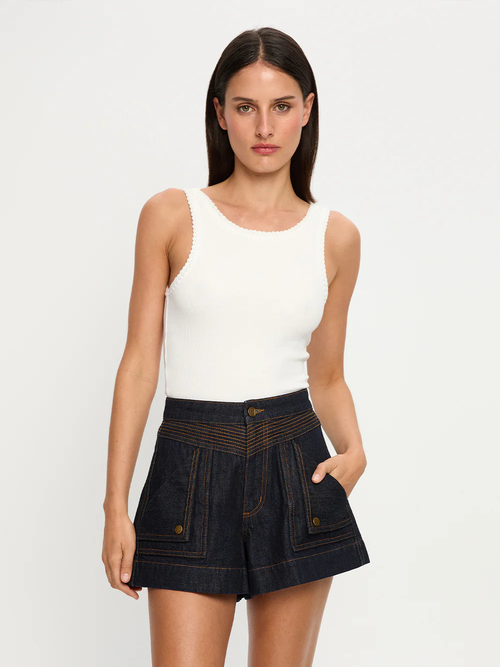 Celene Denim Short - Raw Indigo