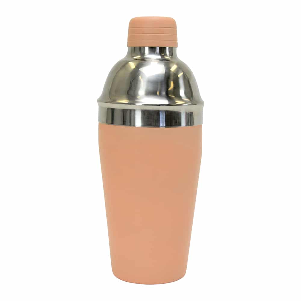 Cocktail Shaker - Stainless Steel - Peach