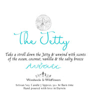 The Jetty Candle - Lulu & Daw - Woodwicks & Wildflowers - candles, new arrvials, Woodwicks & Wildflowers - Lulu & Daw - Australian Fashion Boutique
