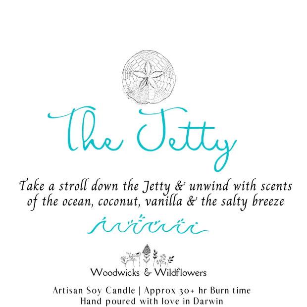 The Jetty Candle - Lulu & Daw - Woodwicks & Wildflowers - candles, new arrvials, Woodwicks & Wildflowers - Lulu & Daw - Australian Fashion Boutique