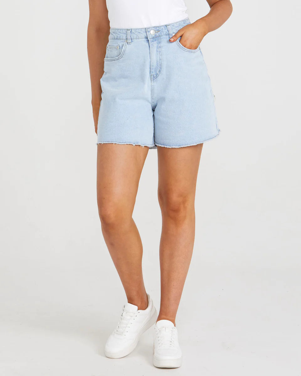 Dani Denim Short - Ice Wash - Lulu & Daw - SASS - shorts - Lulu & Daw - Australian Fashion Boutique