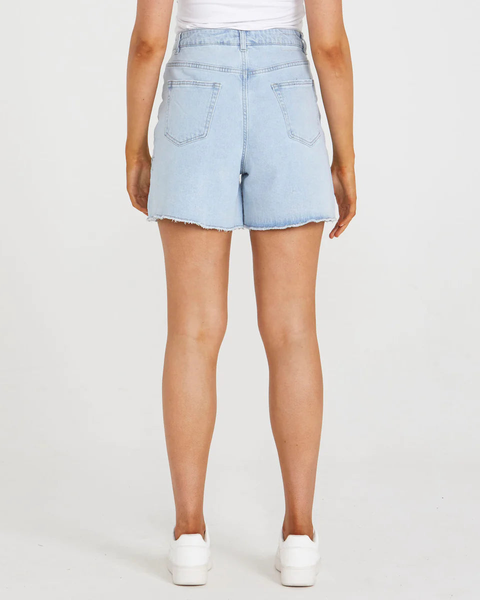 Dani Denim Short - Ice Wash - Lulu & Daw - SASS - shorts - Lulu & Daw - Australian Fashion Boutique