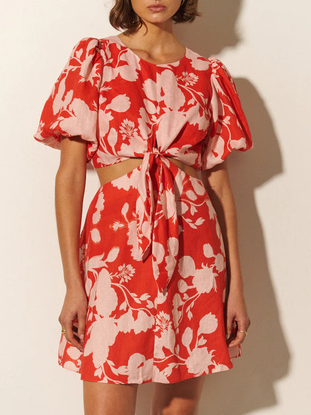 Delfina Cut Out Mini Dress - Lulu & Daw - Kivari - new arrivals, new arrvials - Lulu & Daw - Australian Fashion Boutique