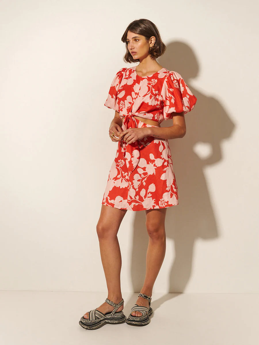 Delfina Cut Out Mini Dress - Lulu & Daw - Kivari - new arrivals, new arrvials - Lulu & Daw - Australian Fashion Boutique