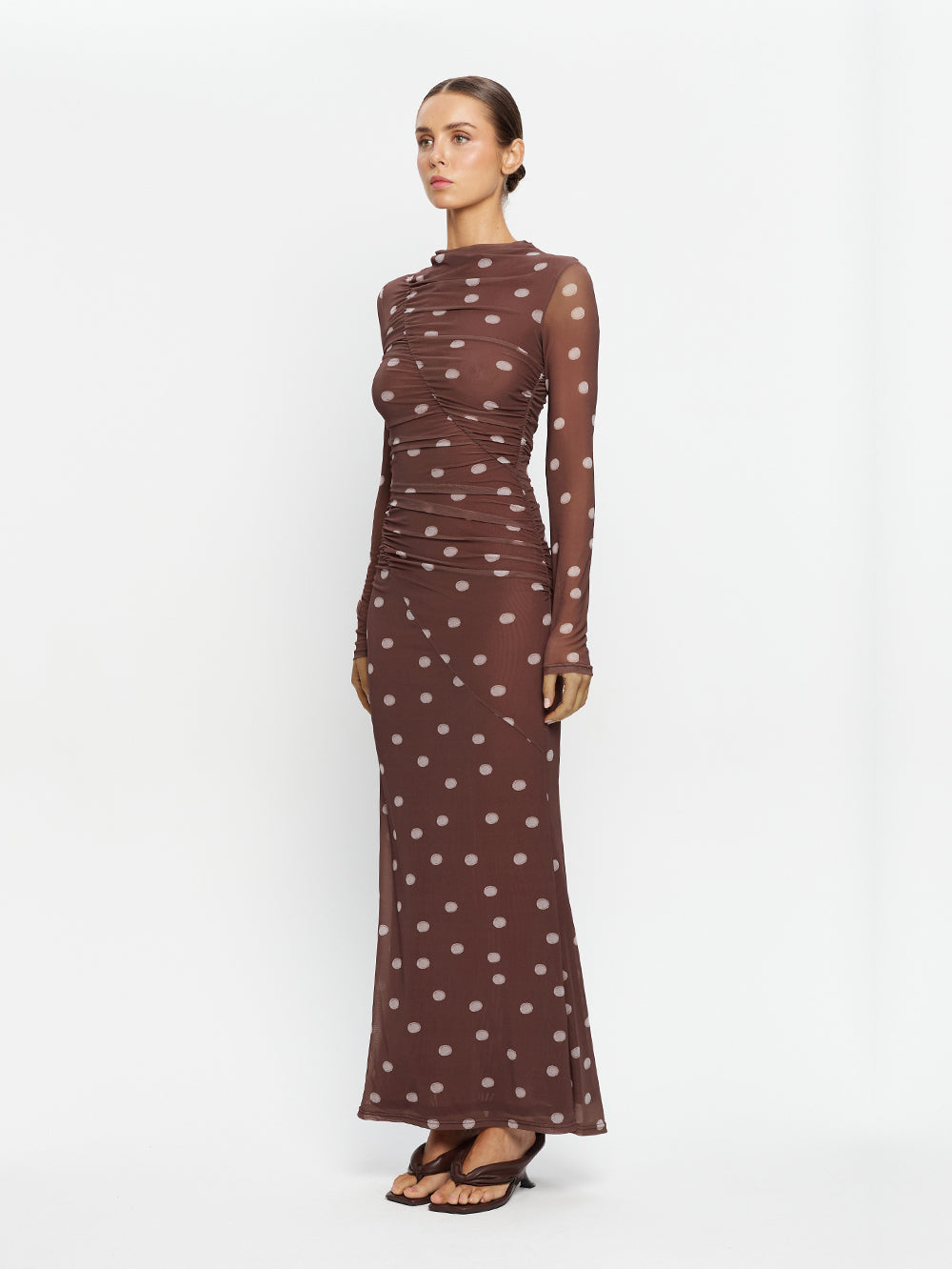 Edie Mesh Maxi Dress