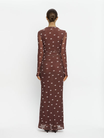 Edie Mesh Maxi Dress