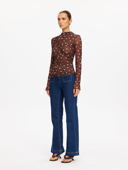 Edie Mesh Top