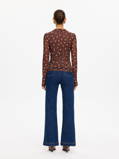 Edie Mesh Top