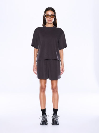 Ena Pelly Sana Relaxed Tee - Charcoal