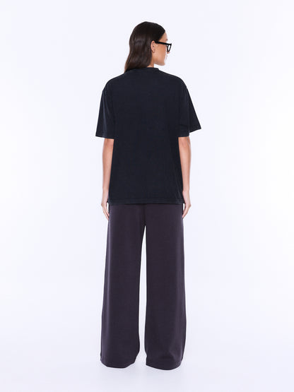 Ena Pelly Ivy Relaxed Tee- Cheetah Black