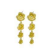 FLOWER DROP EARRINGS - Lulu & Daw - Jolie & Deen - earrings, jewellery, jolie & deen, new arrvials - Lulu & Daw - Australian Fashion Boutique