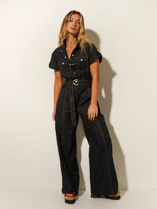 Ebony Jumpsuit - Black - Lulu & Daw - Kivari -  - Lulu & Daw - Australian Fashion Boutique