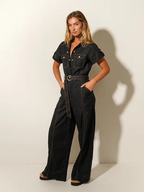 Ebony Jumpsuit - Black - Lulu & Daw - Kivari -  - Lulu & Daw - Australian Fashion Boutique