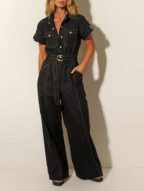 Ebony Jumpsuit - Black - Lulu & Daw - Kivari -  - Lulu & Daw - Australian Fashion Boutique