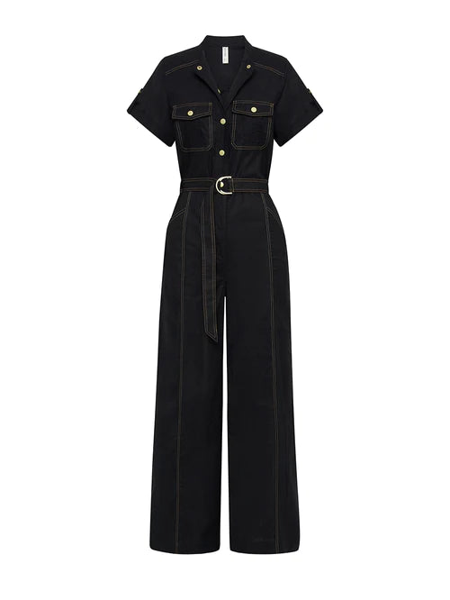 Ebony Jumpsuit - Black - Lulu & Daw - Kivari -  - Lulu & Daw - Australian Fashion Boutique