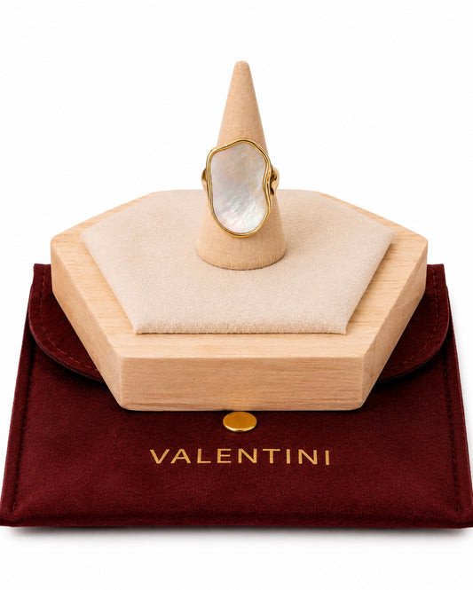 Valentini Mother of Pear Ring