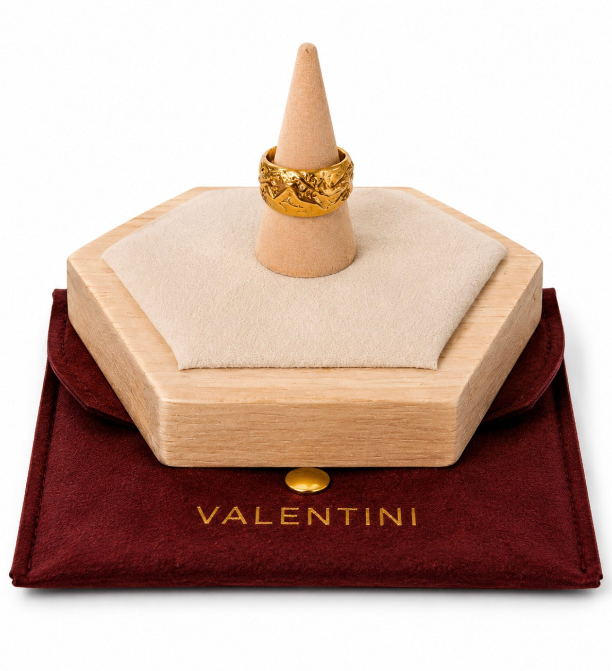 Valentini Basic Textured Ring