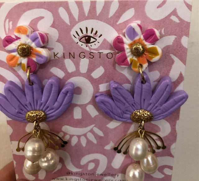 Pearl Blossoms - Lulu & Daw - Kingston - earrings, kingston - Lulu & Daw - Australian Fashion Boutique