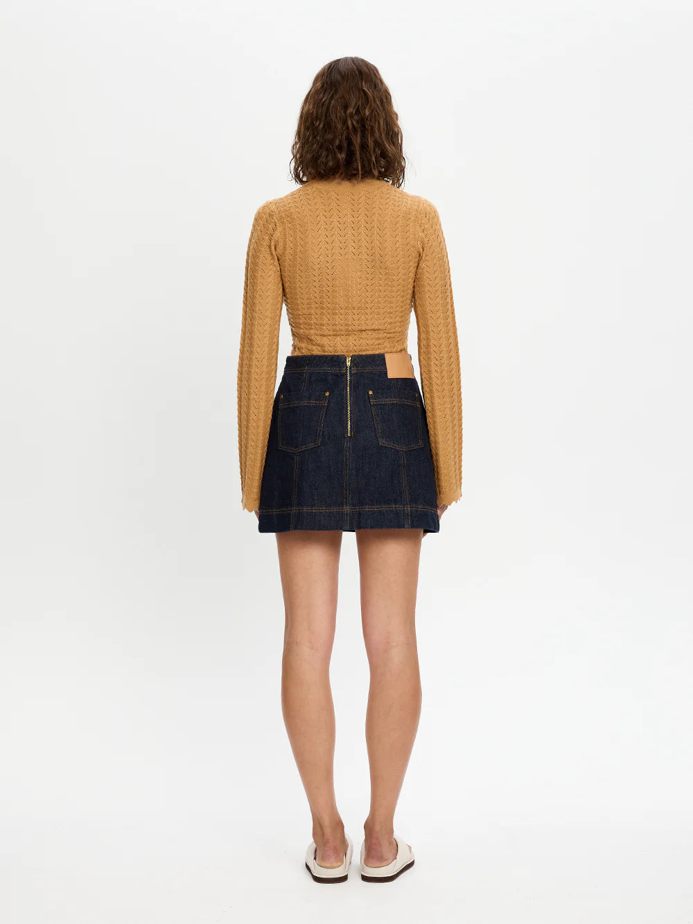 Immy Denim Mini Skirt - Raw