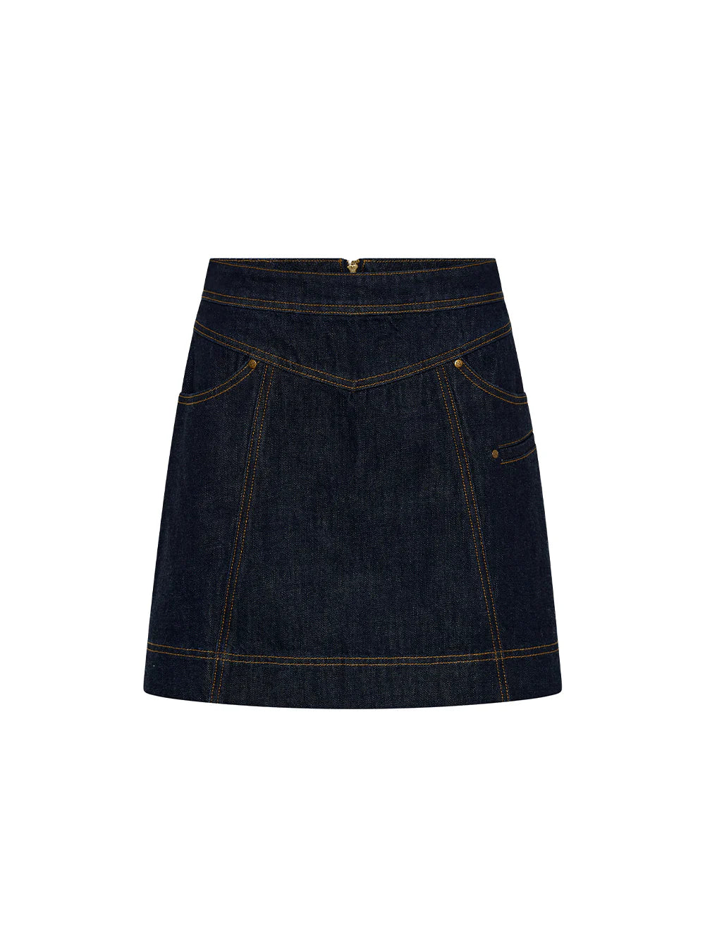 Immy Denim Mini Skirt - Raw