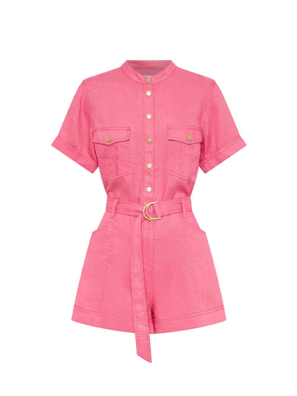 Jenna Playsuit - Lulu & Daw - Kivari - 100% Linen, kivari, new arrivals, new arrvials, playsuit - Lulu & Daw - Australian Fashion Boutique