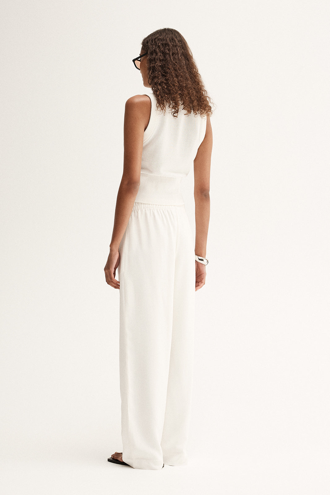 Clyde Knit Top - White